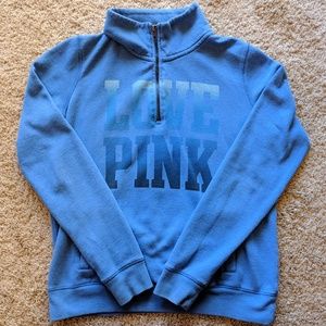 PINK VS 1/4 Zip Jacket 💙